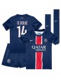 Billige Paris Saint-Germain Desire Doue #14 Hjemmedraktsett Barn 2024-25 Kortermet (+ Korte bukser)